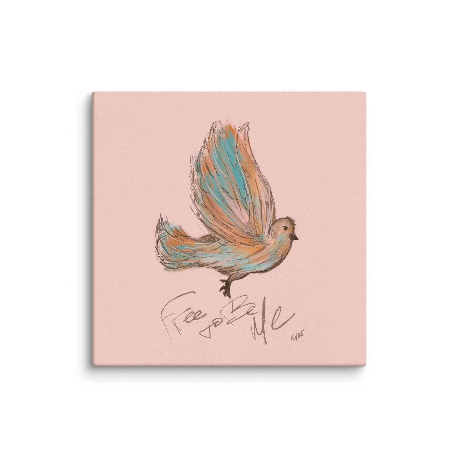 Free to be Me Bird Canvas Print - Purposeful Dreamer 