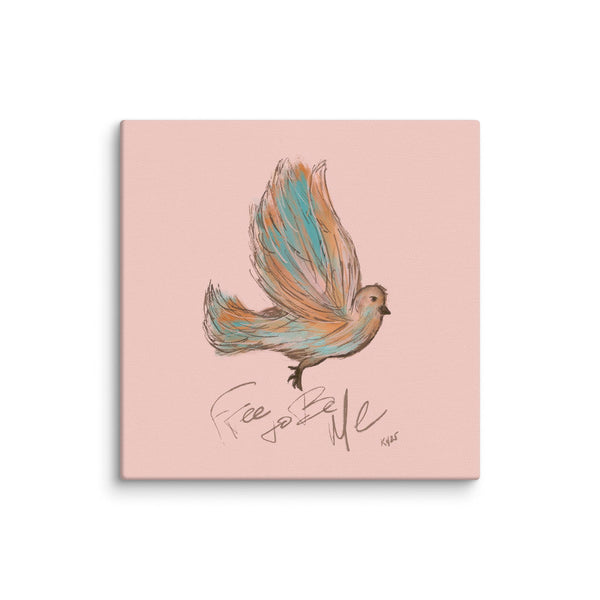 Free to be Me Bird Canvas Print - Purposeful Dreamer 
