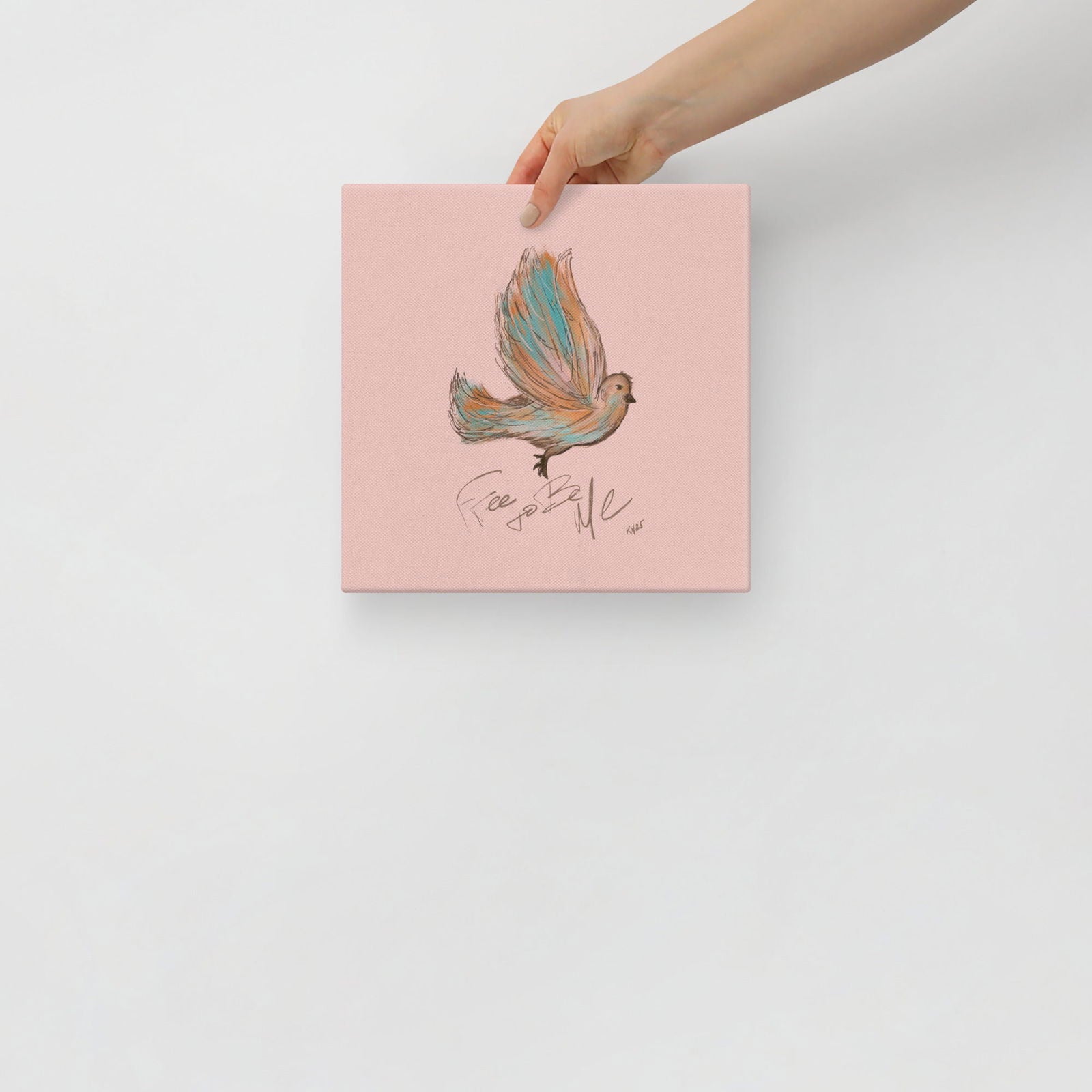 Free to be Me Bird Canvas Print - Purposeful Dreamer 
