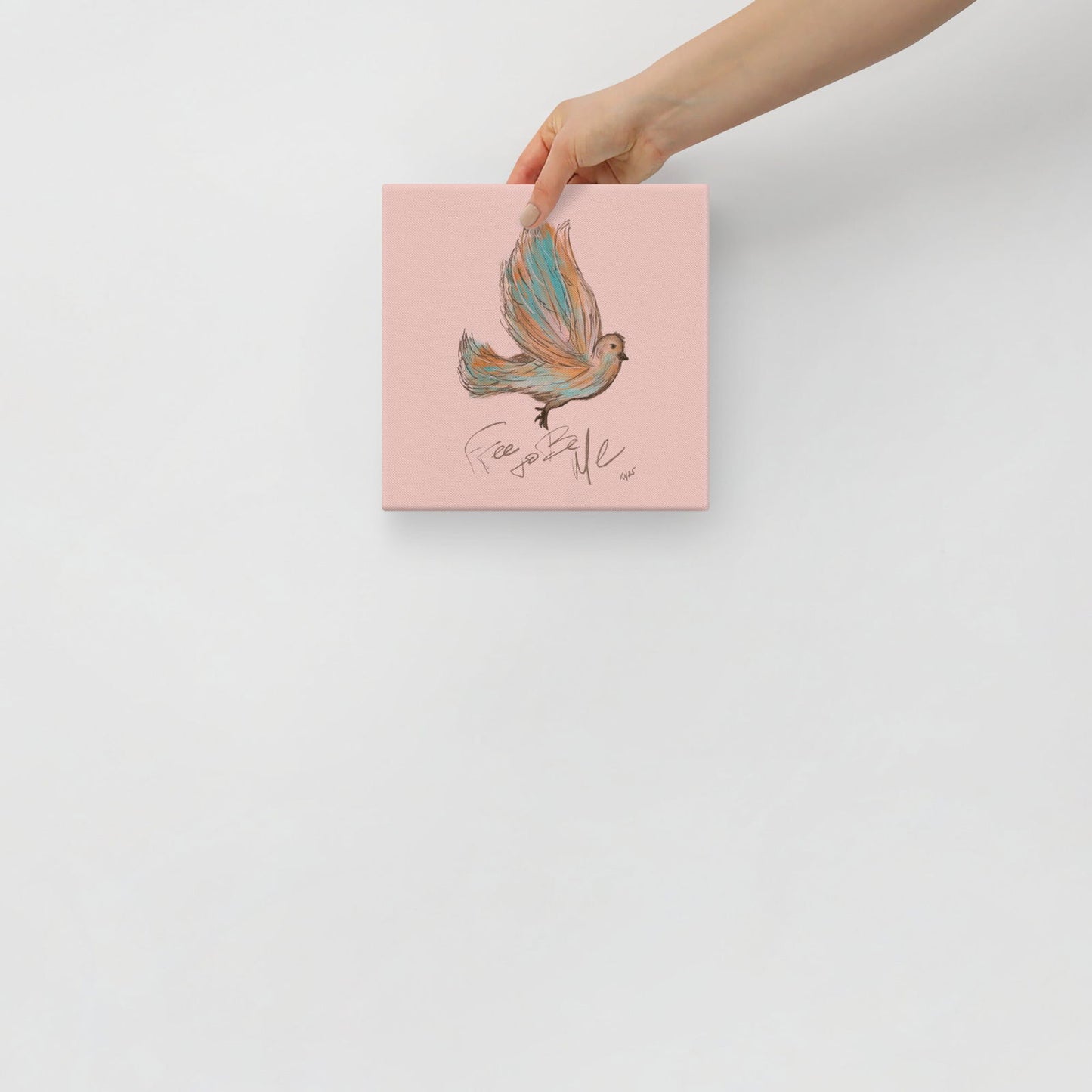 Free to be Me Bird Canvas Print - Purposeful Dreamer 