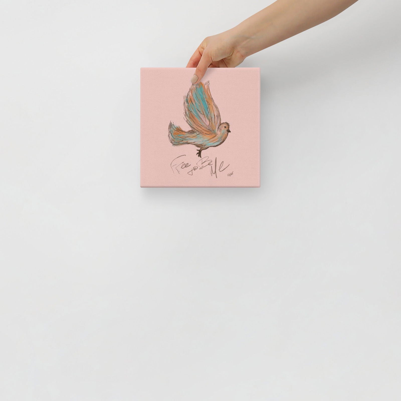 Free to be Me Bird Canvas Print - Purposeful Dreamer 