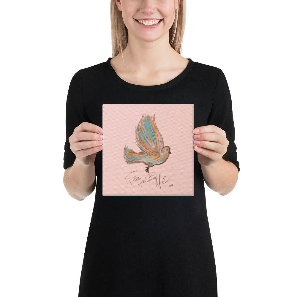 Free to be Me Bird Canvas Print - Purposeful Dreamer 