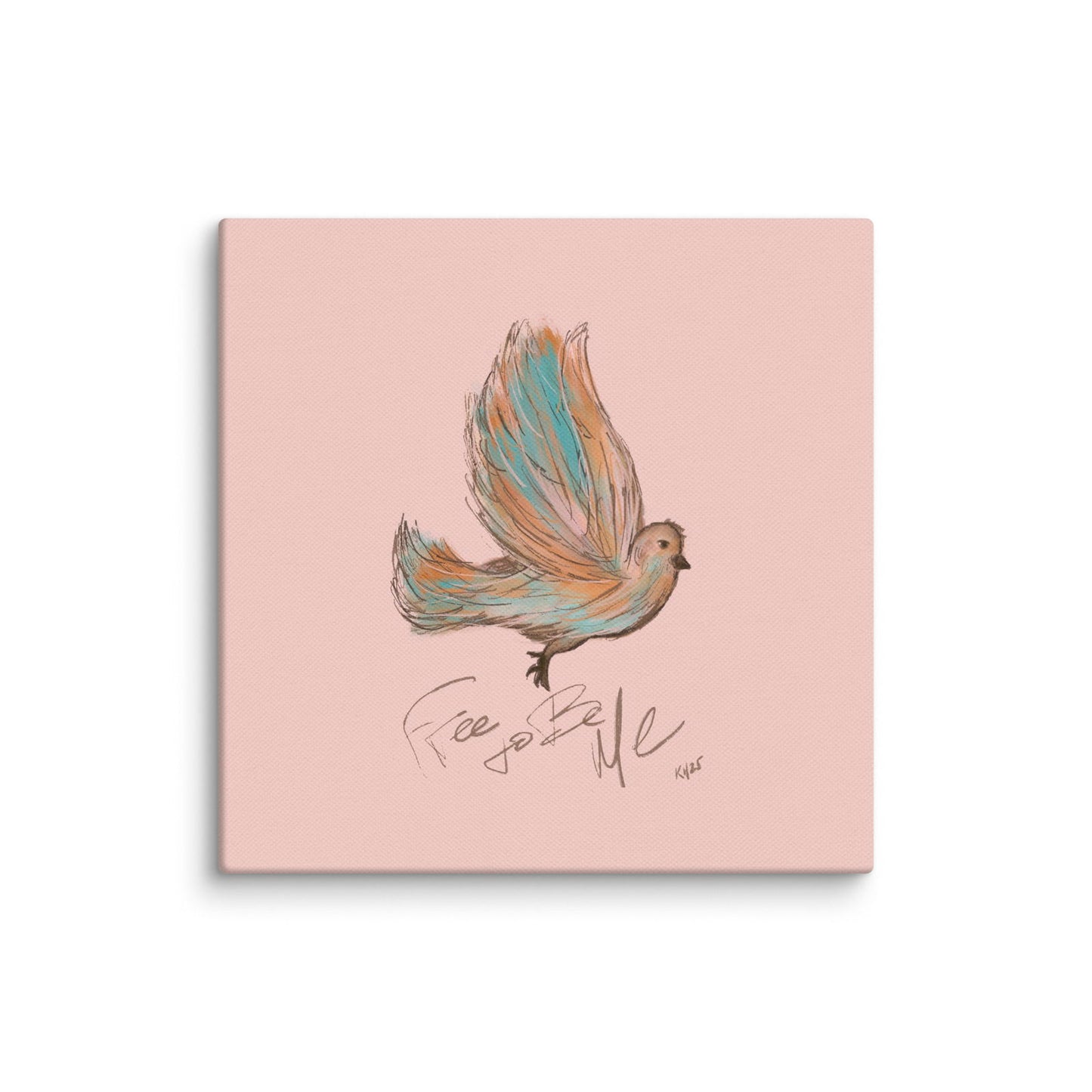 Free to be Me Bird Canvas Print - Purposeful Dreamer 