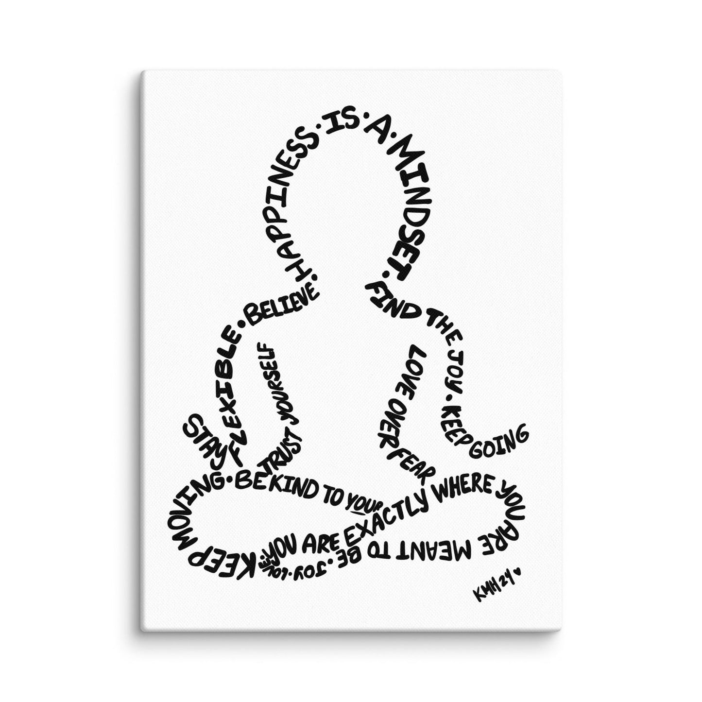 Inspiring Self Canvas Print - Purposeful Dreamer 
