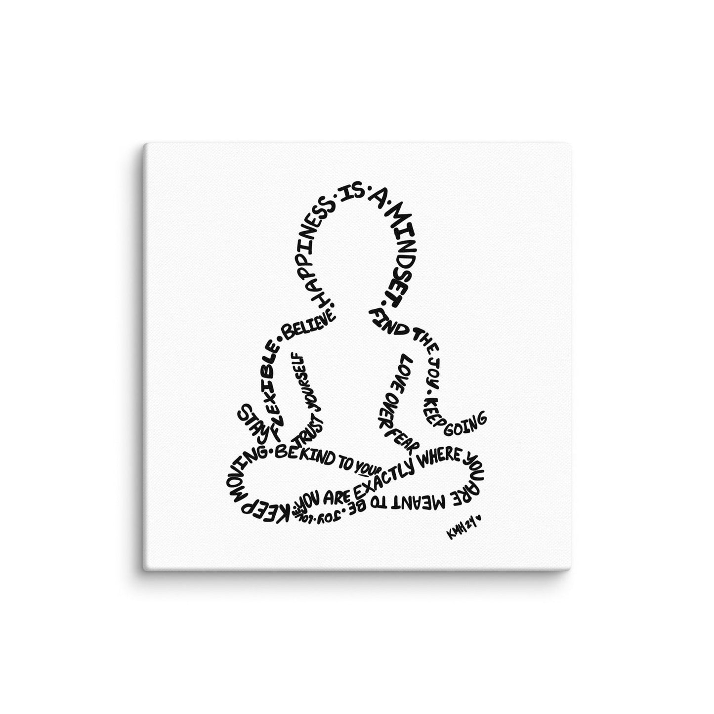 Inspiring Self Canvas Print - Purposeful Dreamer 