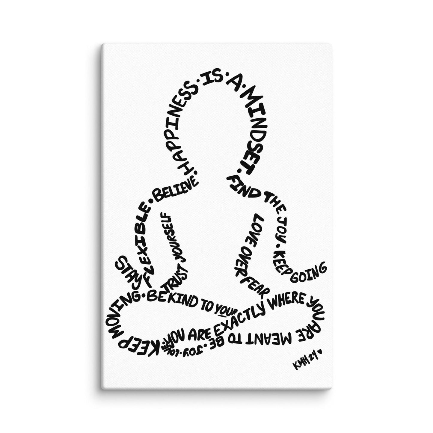 Inspiring Self Canvas Print - Purposeful Dreamer 