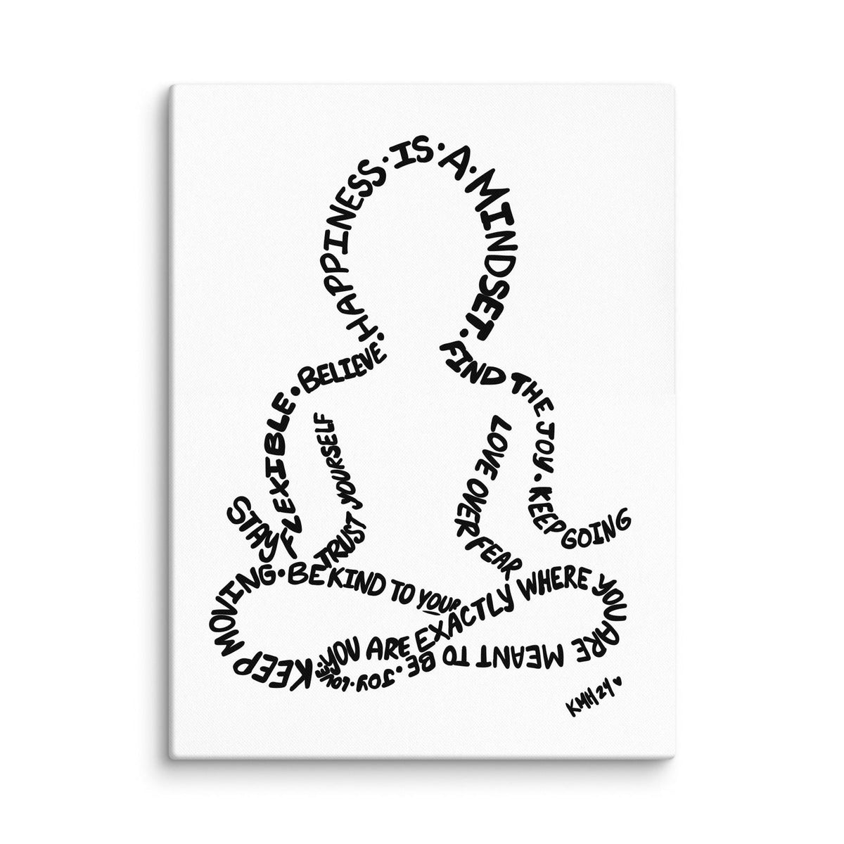 Inspiring Self Canvas Print - Purposeful Dreamer 