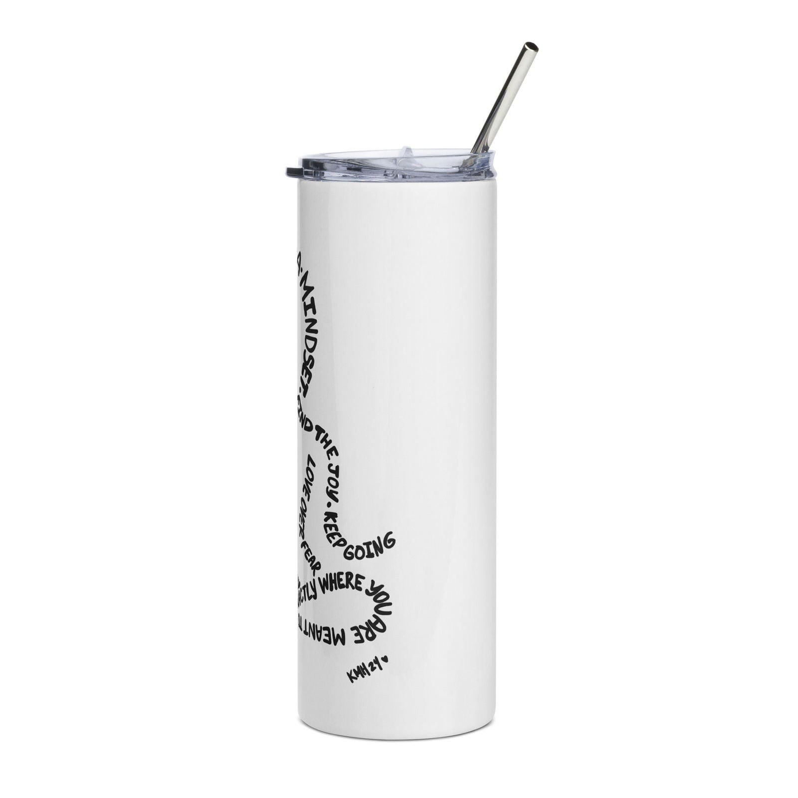 Inspiring Self Stainless steel tumbler - Purposeful Dreamer 