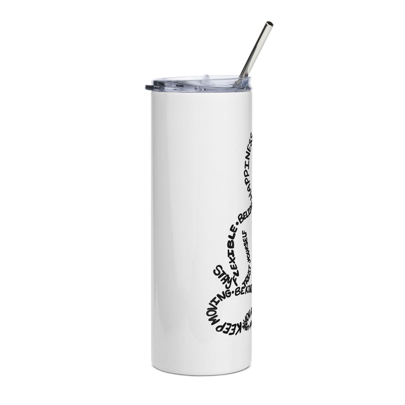 Inspiring Self Stainless steel tumbler - Purposeful Dreamer 