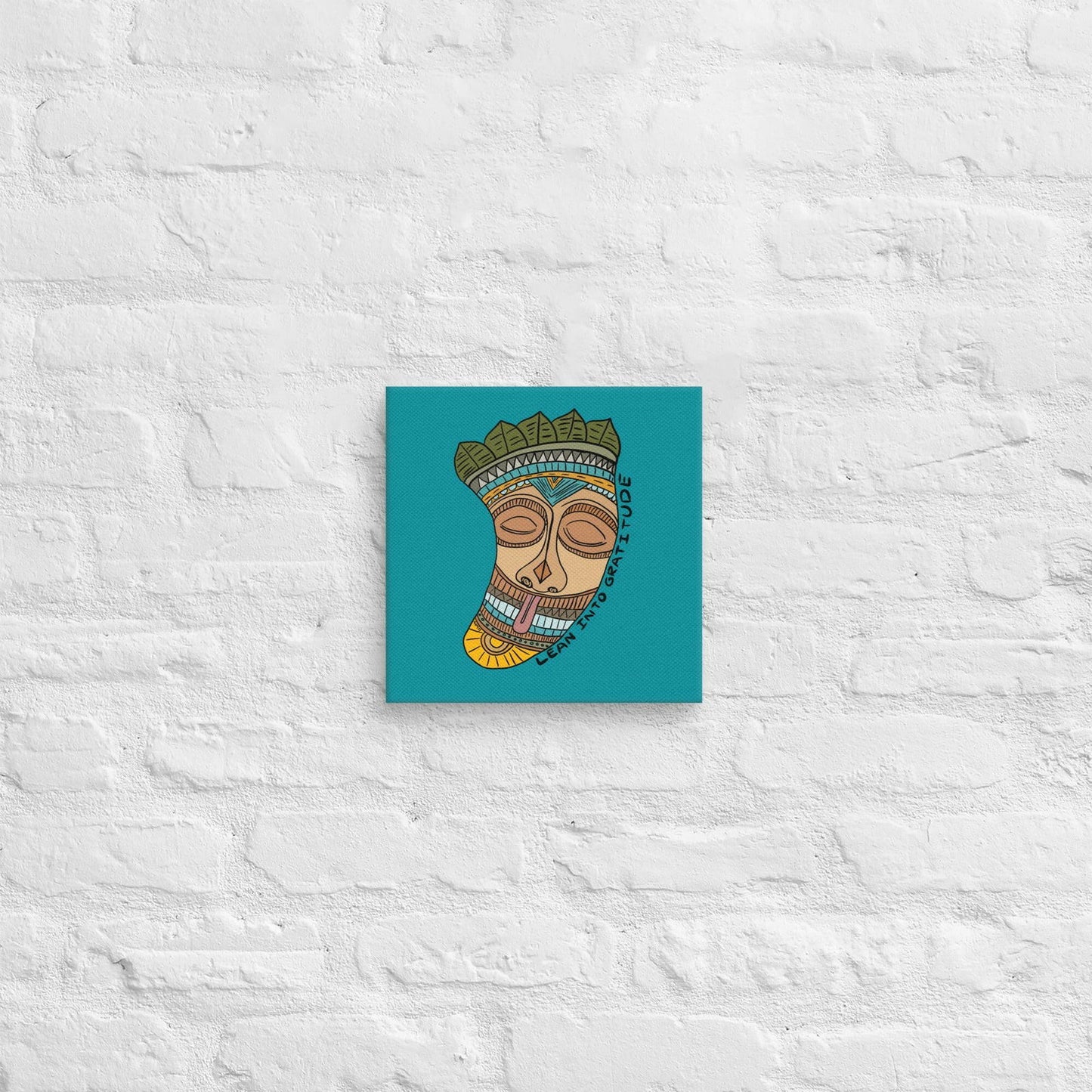 Lean into Gratitude Canvas Print - Purposeful Dreamer 