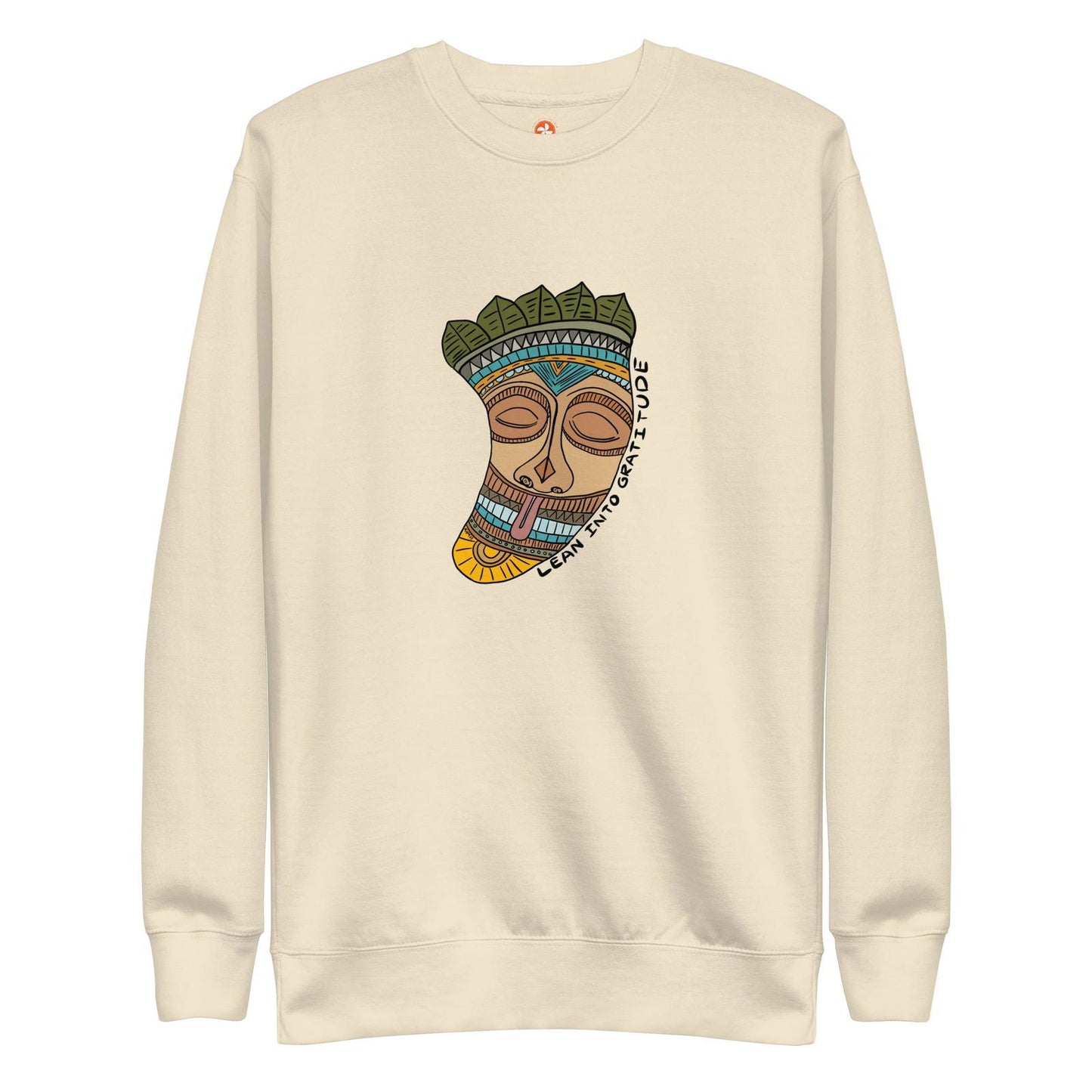 Lean into Gratitude Unisex Premium Sweatshirt - Purposeful Dreamer 