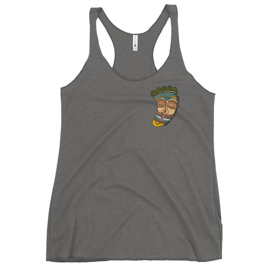 Lean into Gratitude Women's Racerback Tank - Purposeful Dreamer 