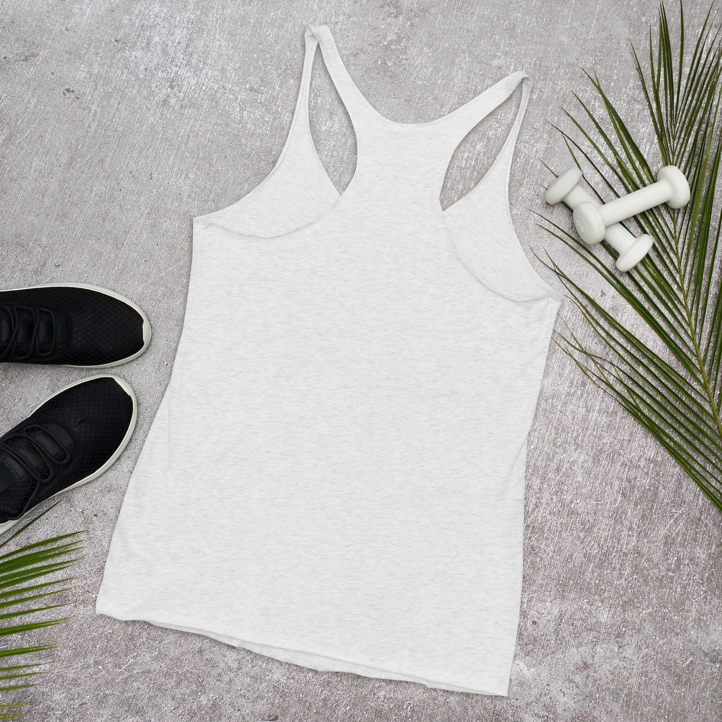 Lean into Gratitude Women's Racerback Tank - Purposeful Dreamer 