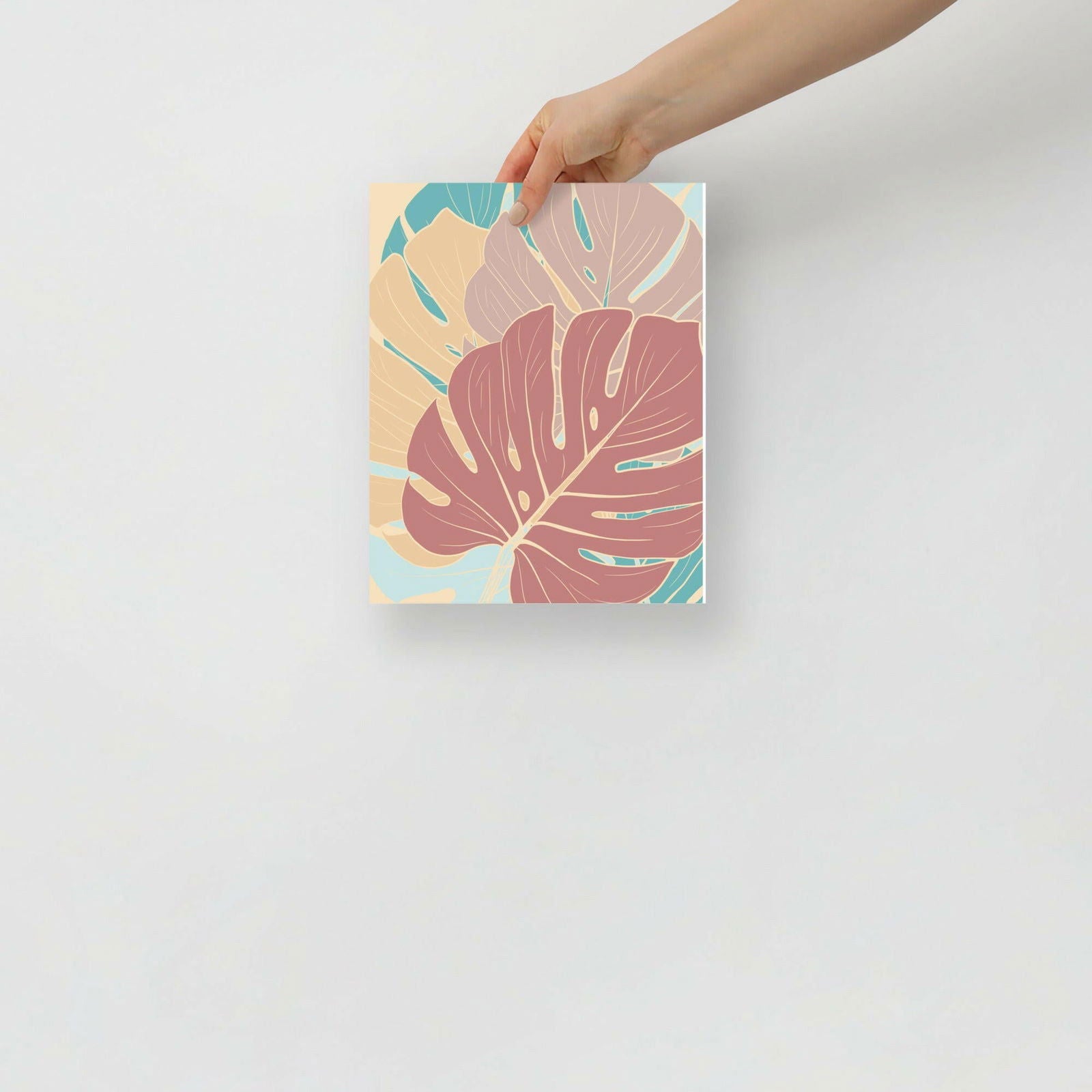 Purposeful Monstera Art Print - Purposeful Dreamer 