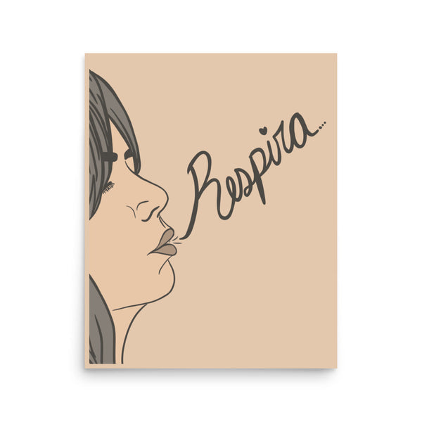 Respira Mujer Poster - Purposeful Dreamer 