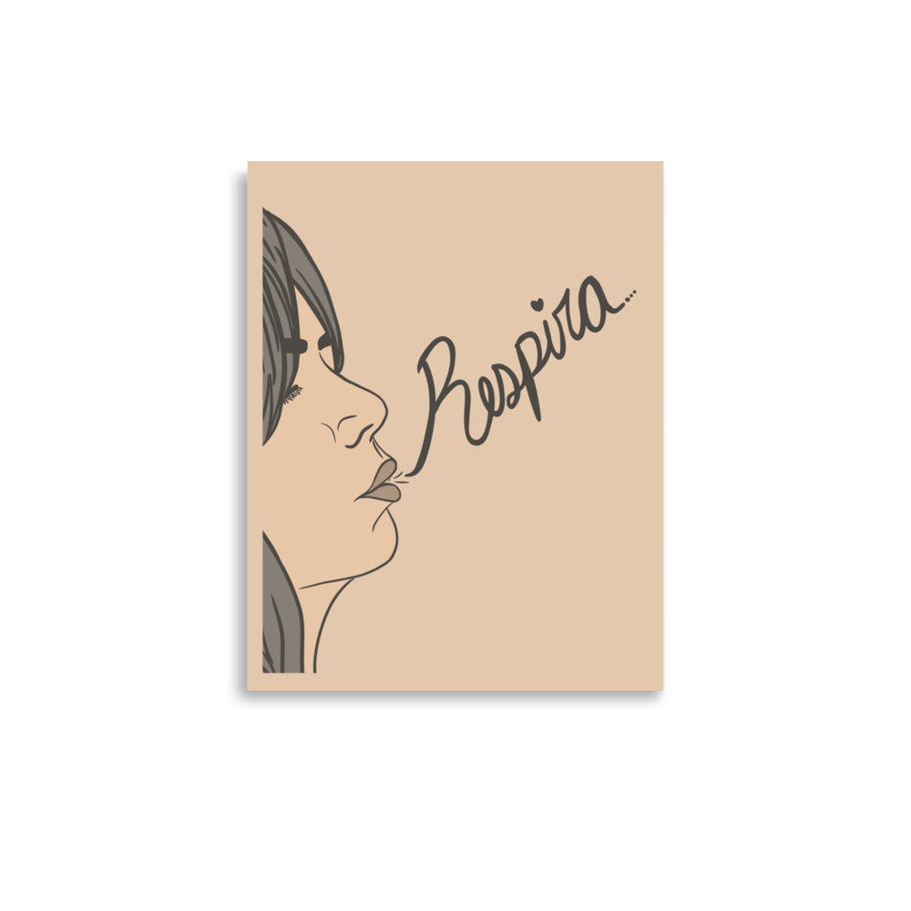 Respira Mujer Poster - Purposeful Dreamer 