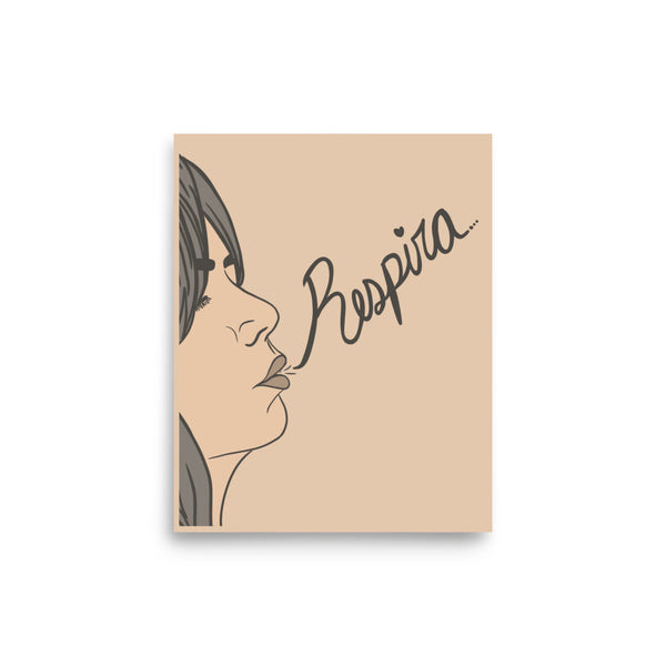 Respira Mujer Poster - Purposeful Dreamer 