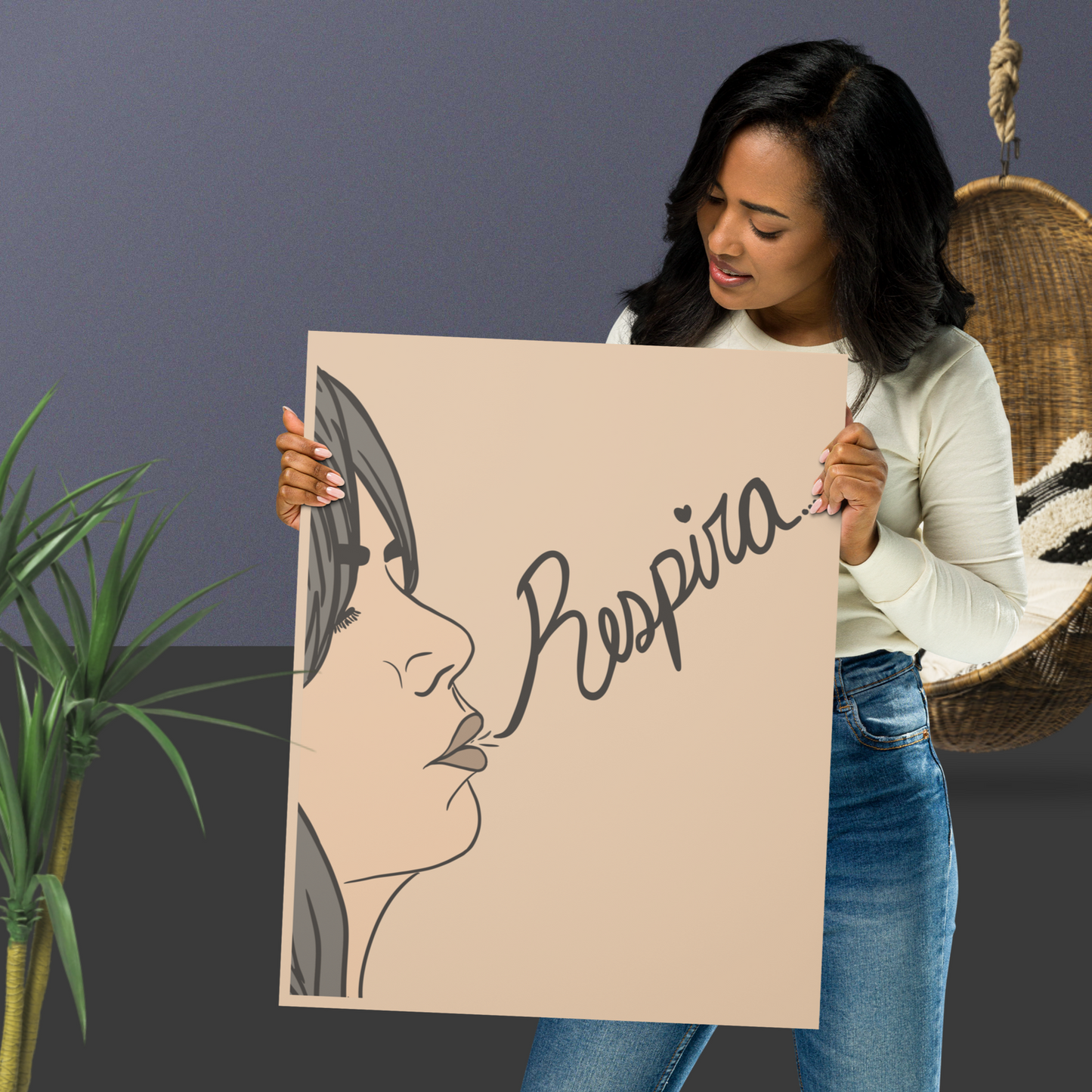 Respira Wall Art Print - Purposeful Dreamer 
