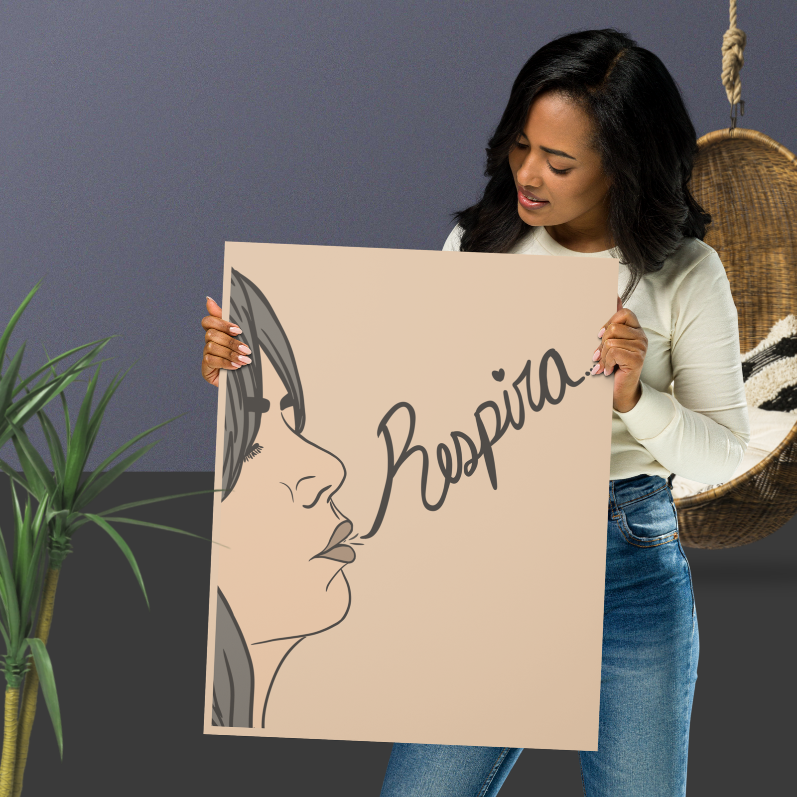 Respira Wall Art Print - Purposeful Dreamer 