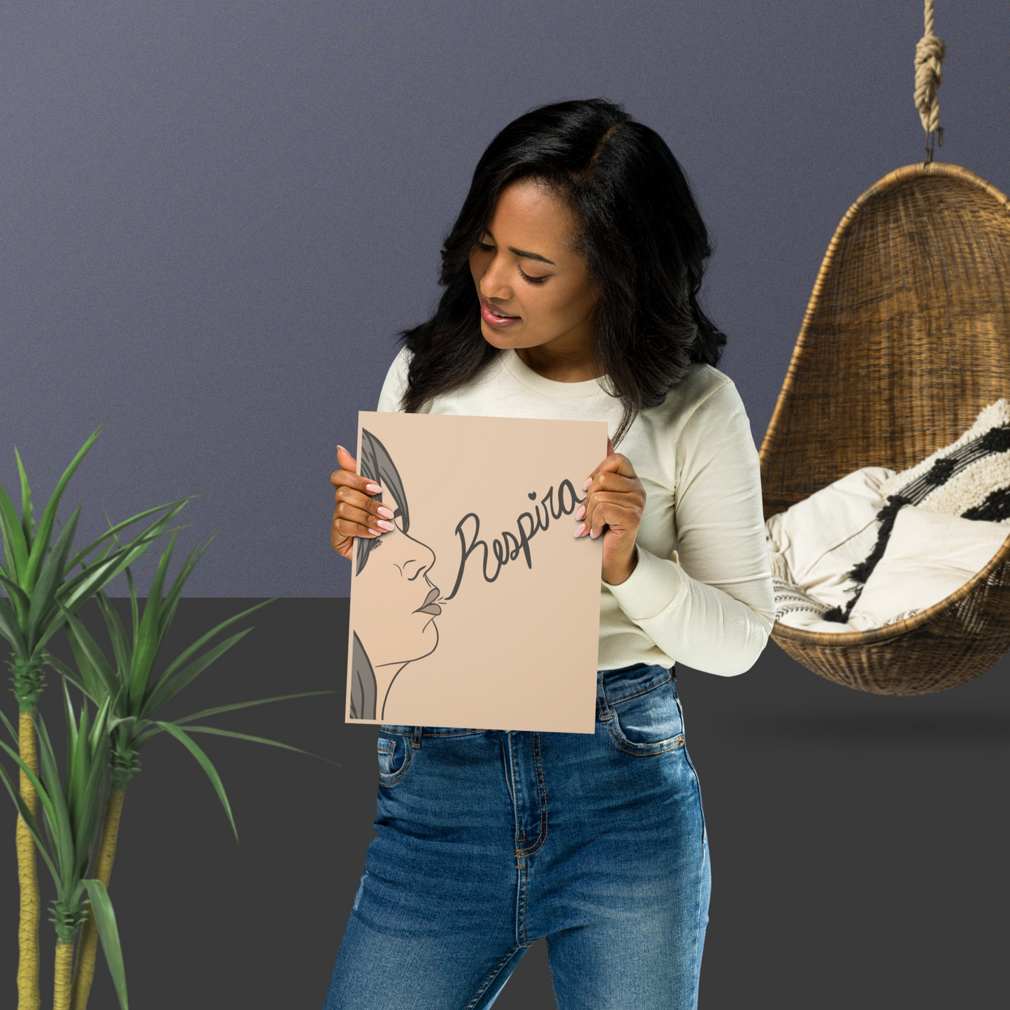 Respira Wall Art Print - Purposeful Dreamer 