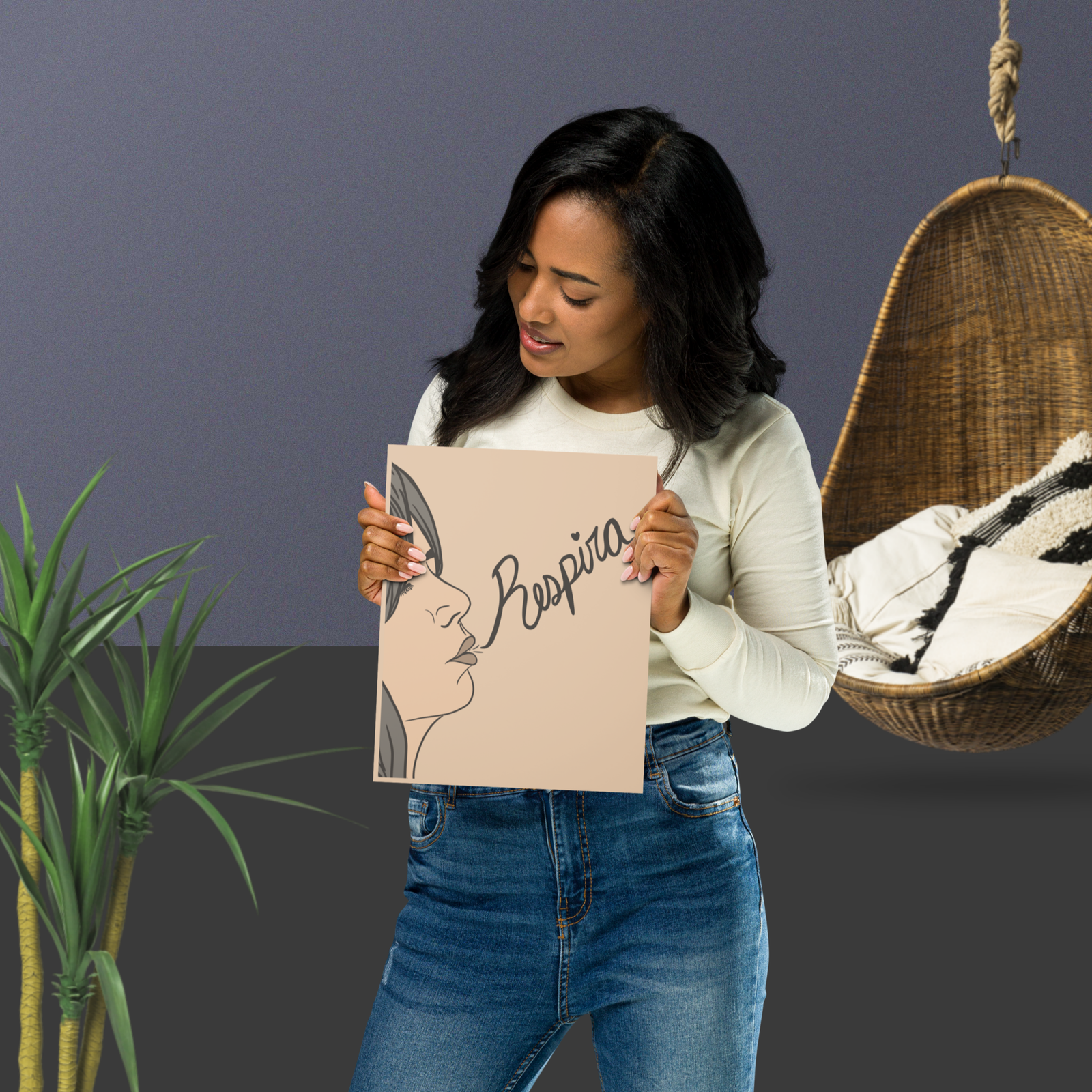 Respira Wall Art Print - Purposeful Dreamer 