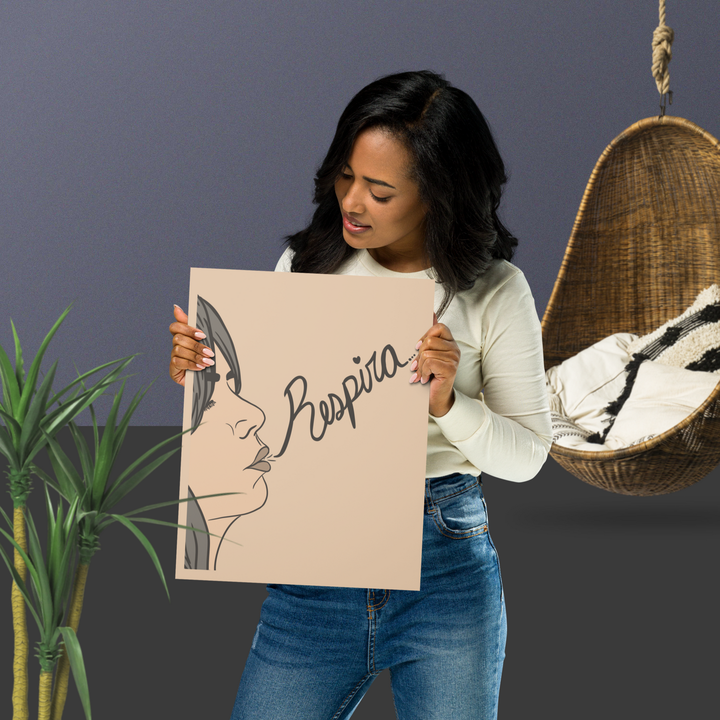 Respira Wall Art Print - Purposeful Dreamer 