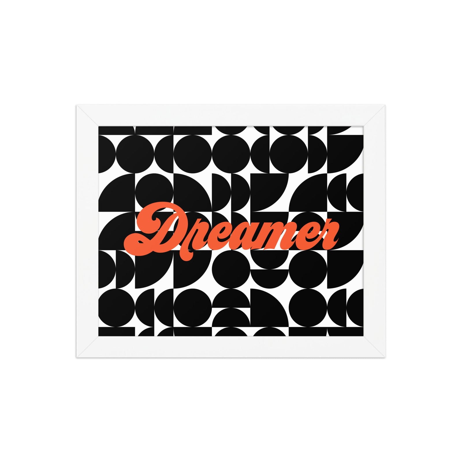 Retro Dreamer Framed Wall Art Print - Purposeful Dreamer 