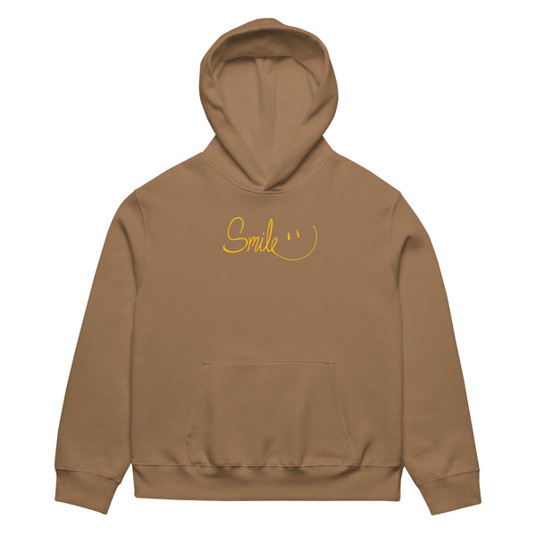 Smile Oversized heavyweight hoodie - Purposeful Dreamer 