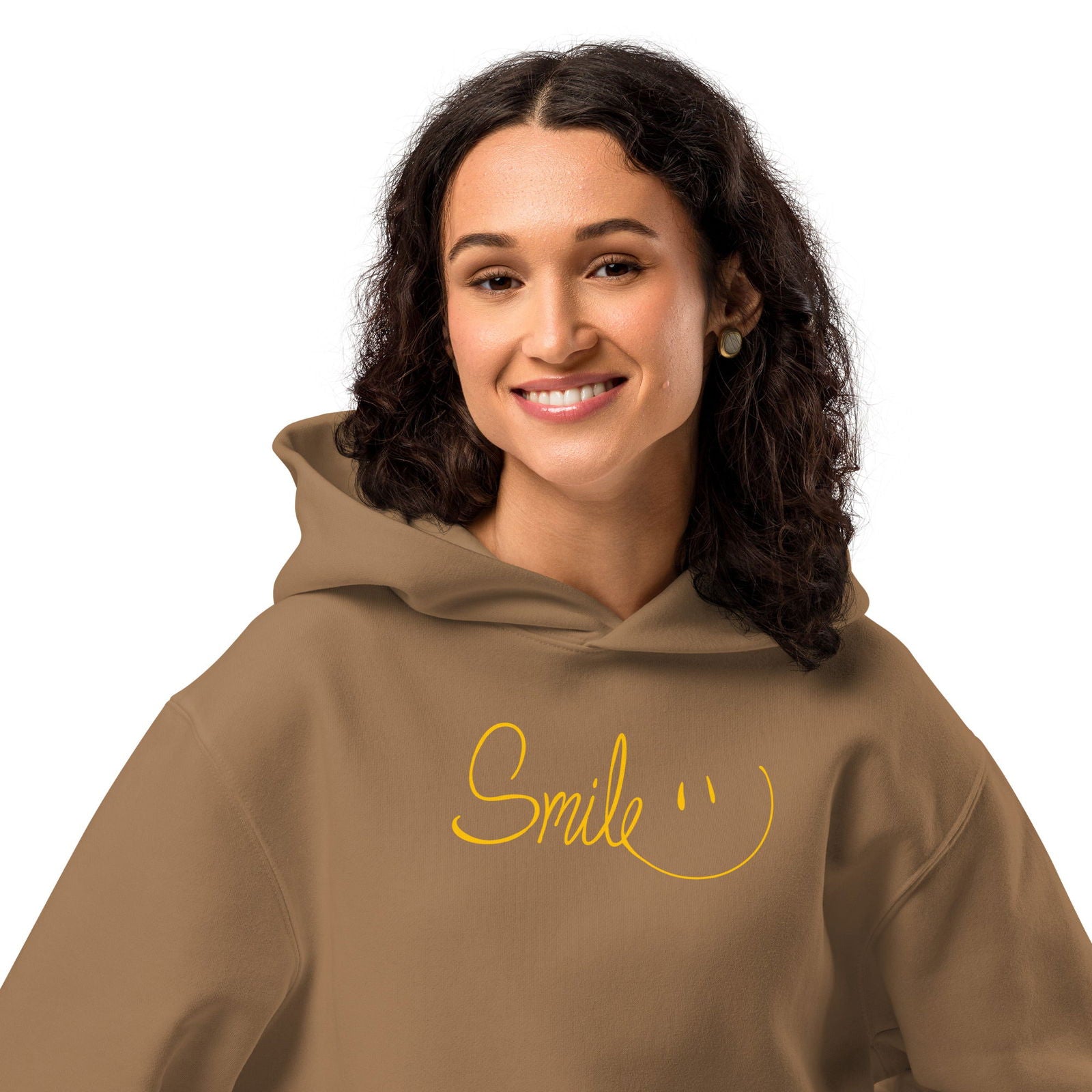 Smile Oversized heavyweight hoodie - Purposeful Dreamer 