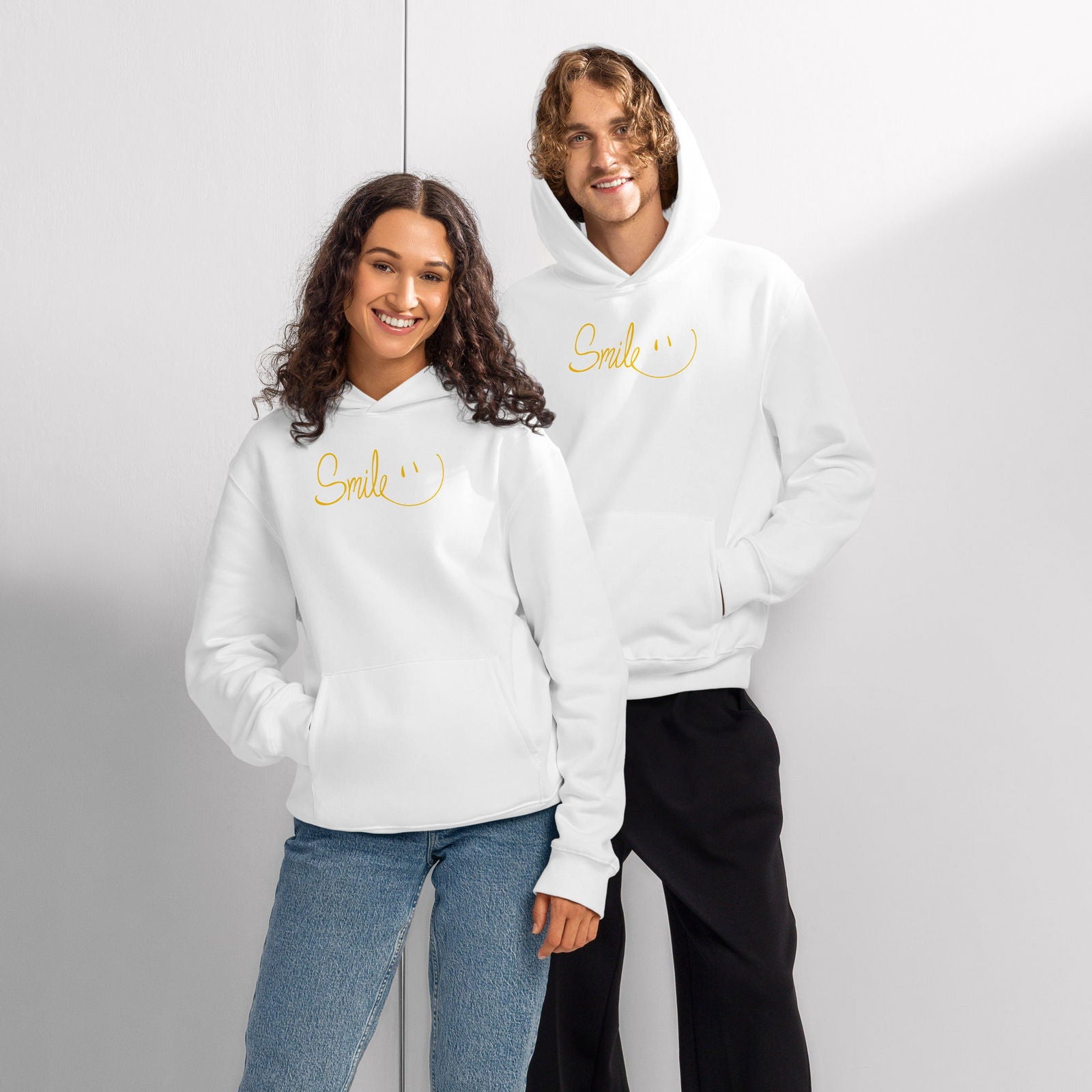 Smile Oversized heavyweight hoodie - Purposeful Dreamer 
