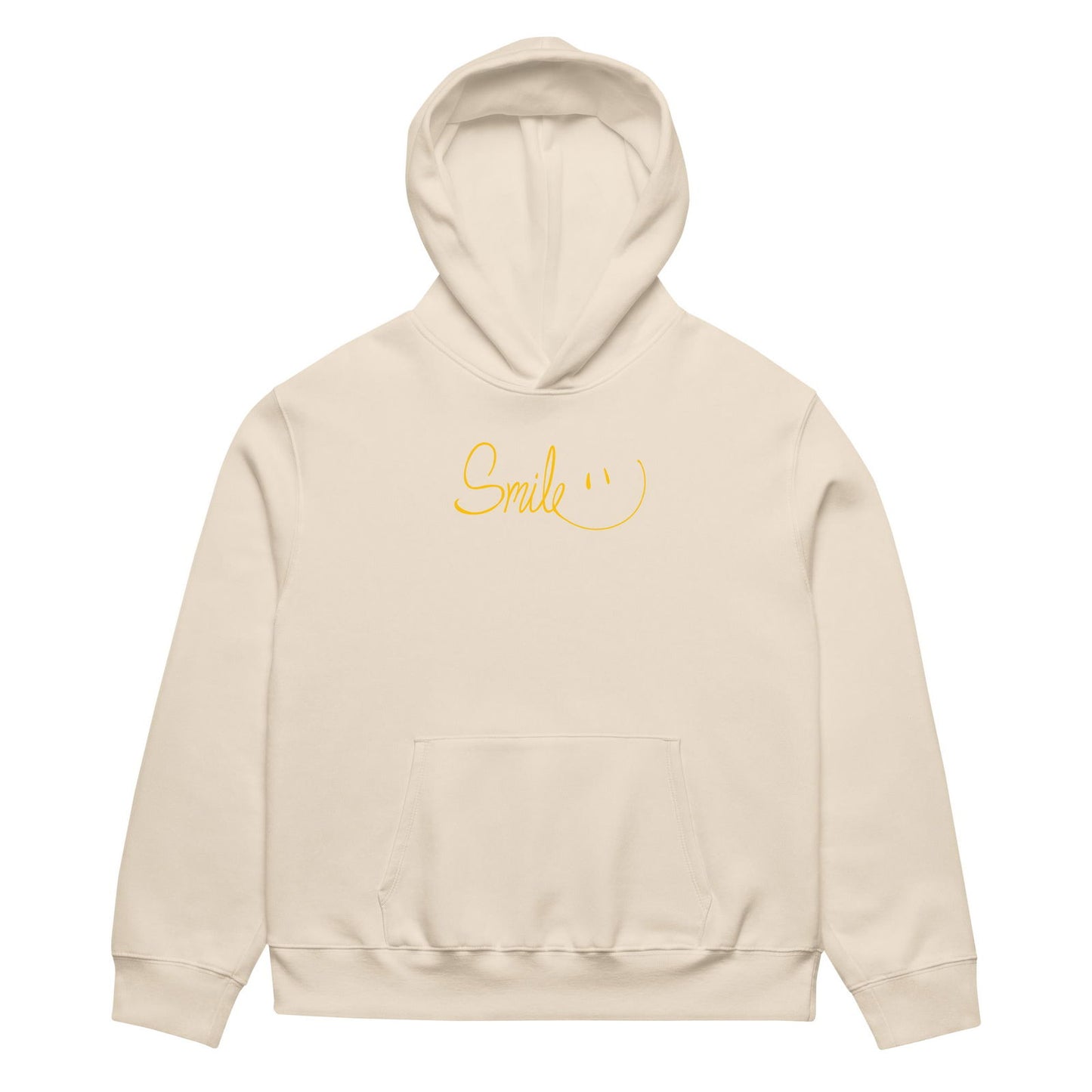 Smile Oversized heavyweight hoodie - Purposeful Dreamer 