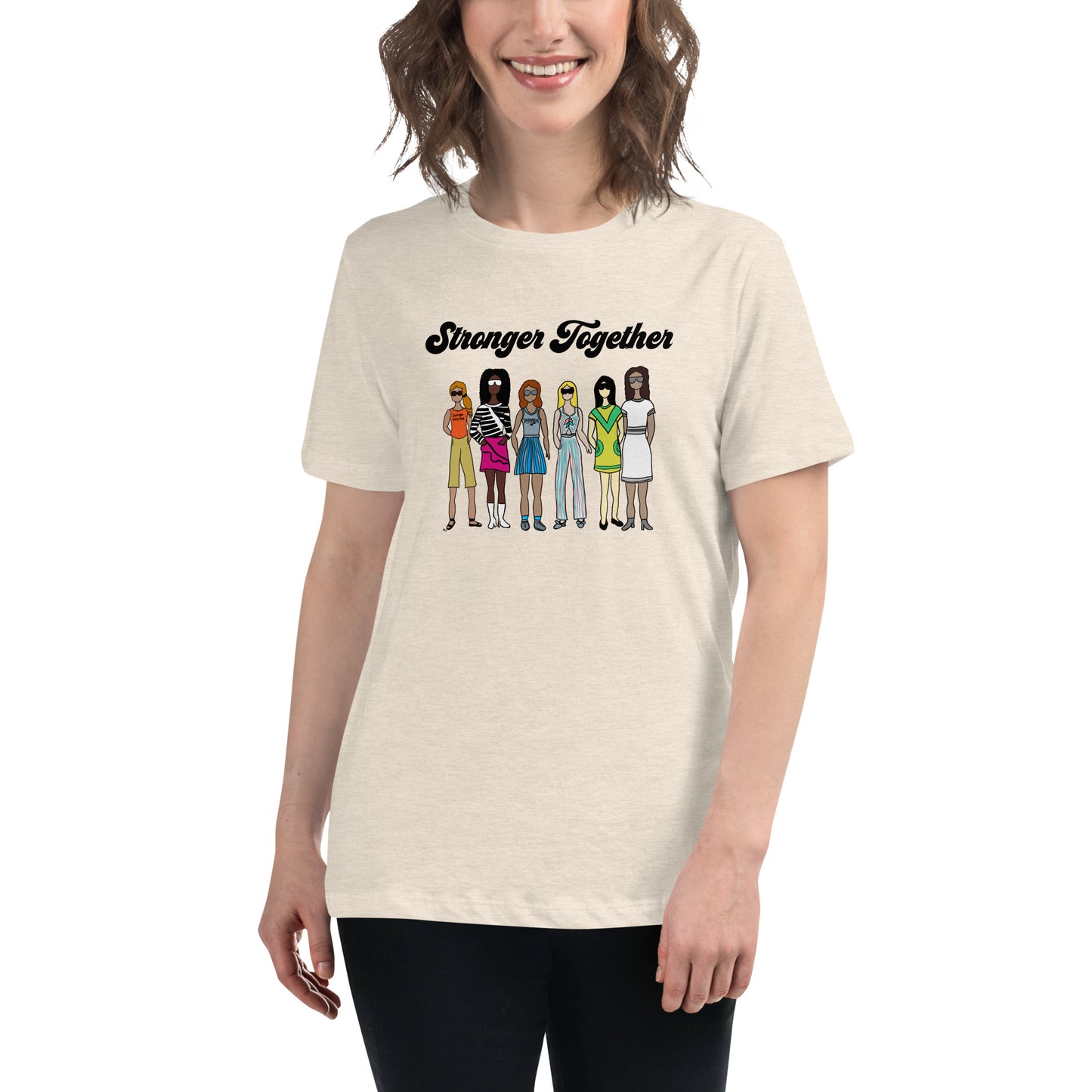 Stronger Together - Women's Empowerment Relaxed T-Shirt