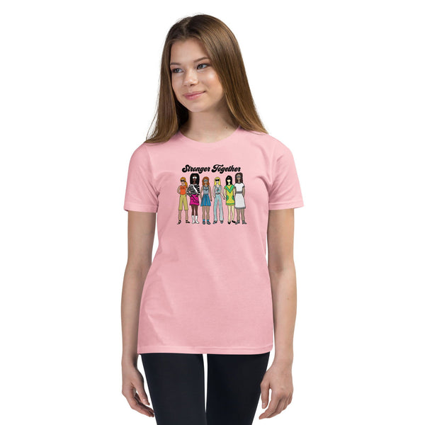 Stronger Together - A Woman Empowerment Relaxed Short Sleeve T-Shirt - Youth Version - Purposeful Dreamer 