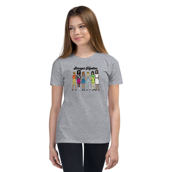Stronger Together - A Woman Empowerment Relaxed Short Sleeve T-Shirt - Youth Version - Purposeful Dreamer 