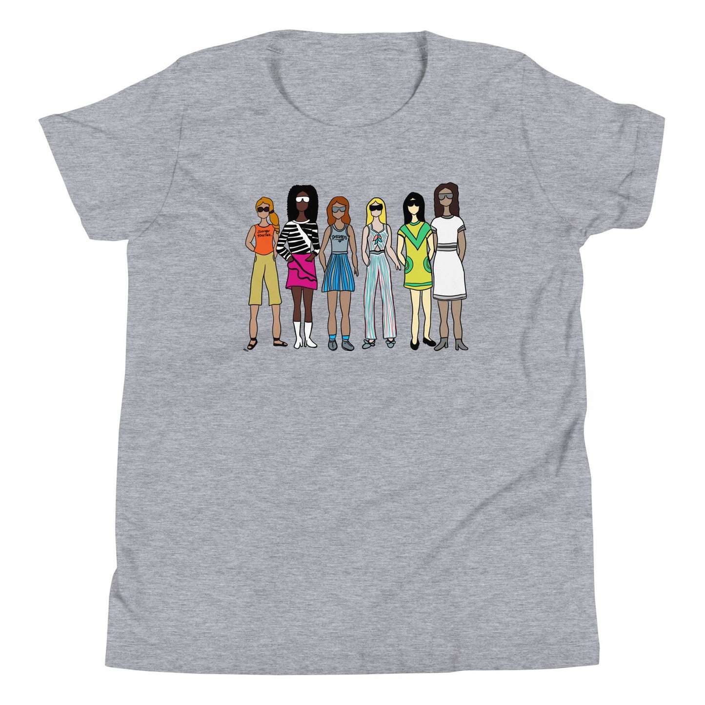 Stronger Together - A Woman Empowerment Relaxed Short Sleeve T-Shirt - Youth Version - Purposeful Dreamer 