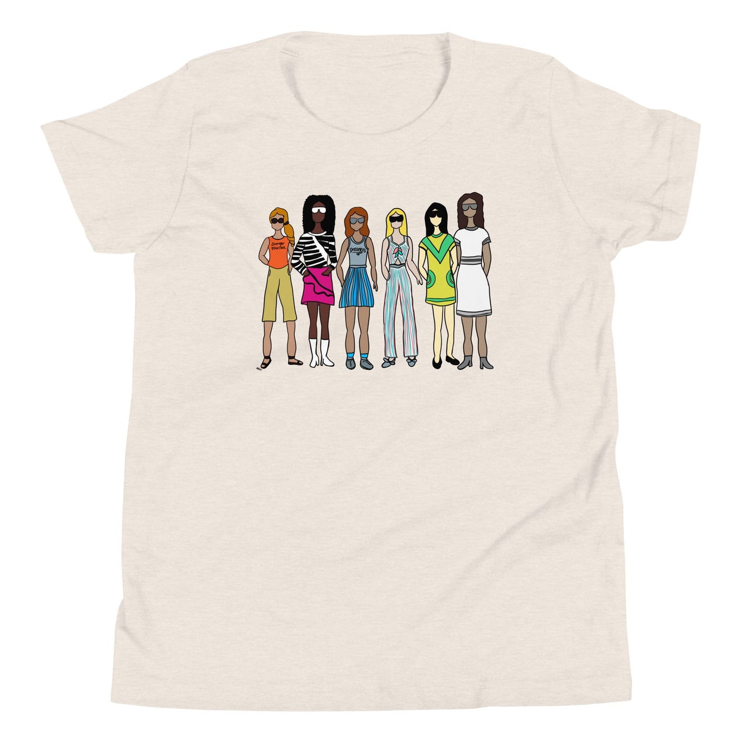 Stronger Together - A Woman Empowerment Relaxed Short Sleeve T-Shirt - Youth Version - Purposeful Dreamer 