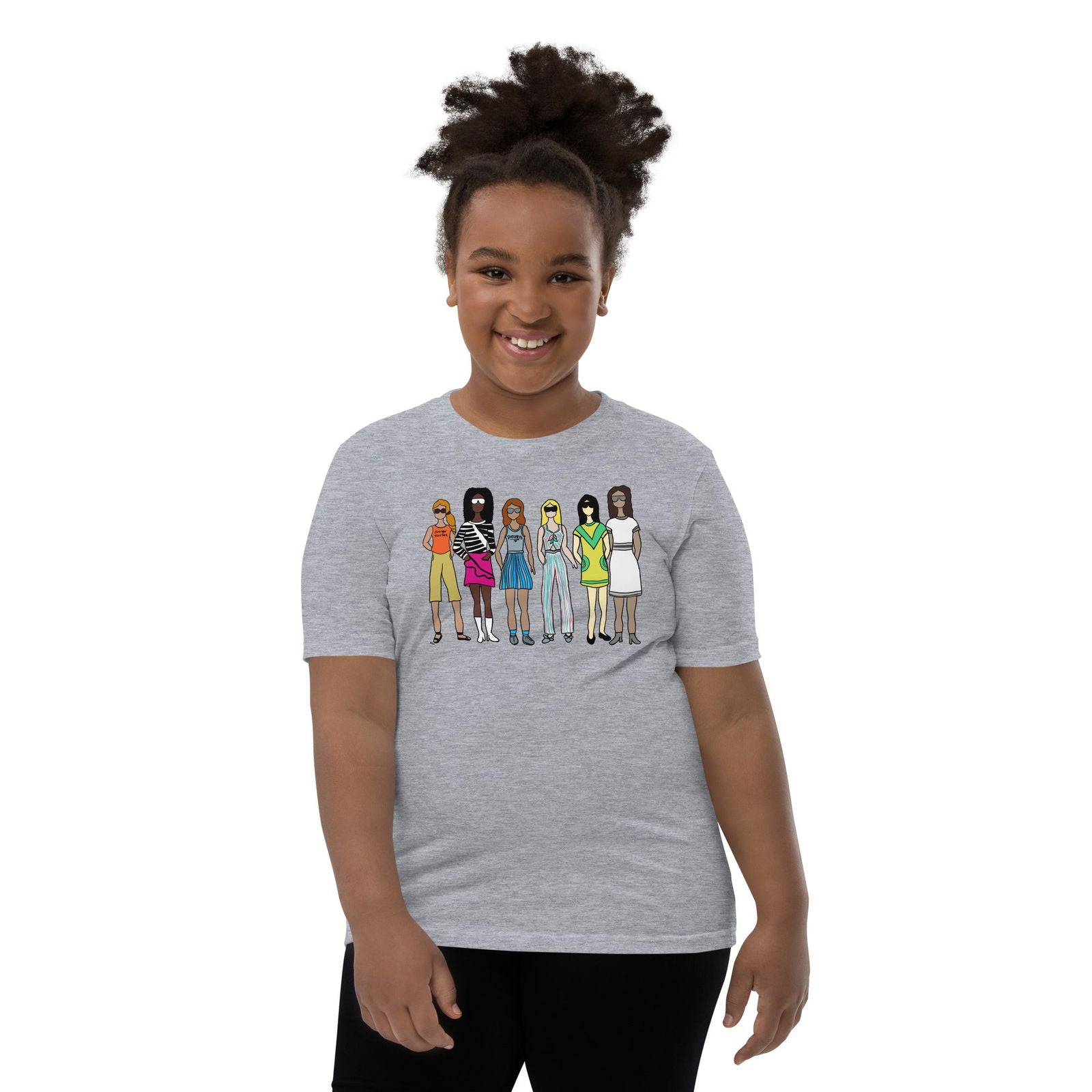 Stronger Together - A Woman Empowerment Relaxed Short Sleeve T-Shirt - Youth Version - Purposeful Dreamer 