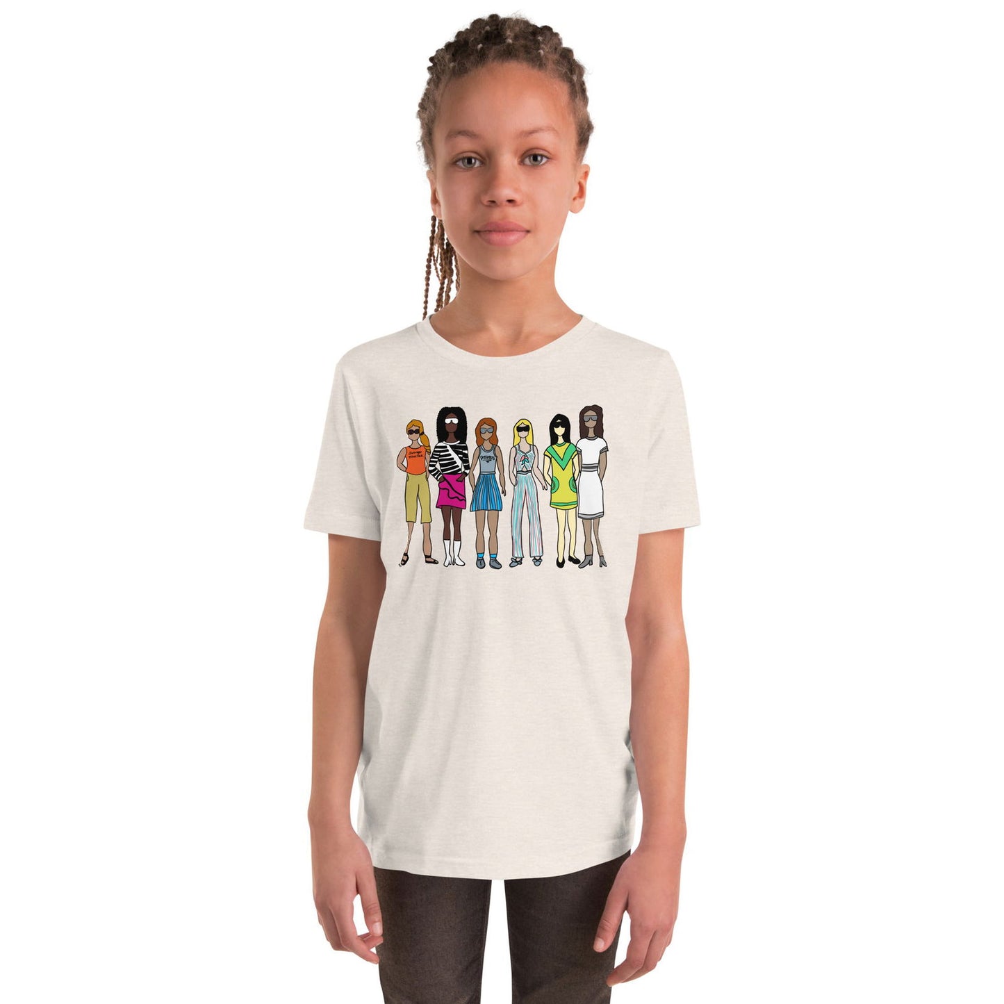Stronger Together - A Woman Empowerment Relaxed Short Sleeve T-Shirt - Youth Version - Purposeful Dreamer 