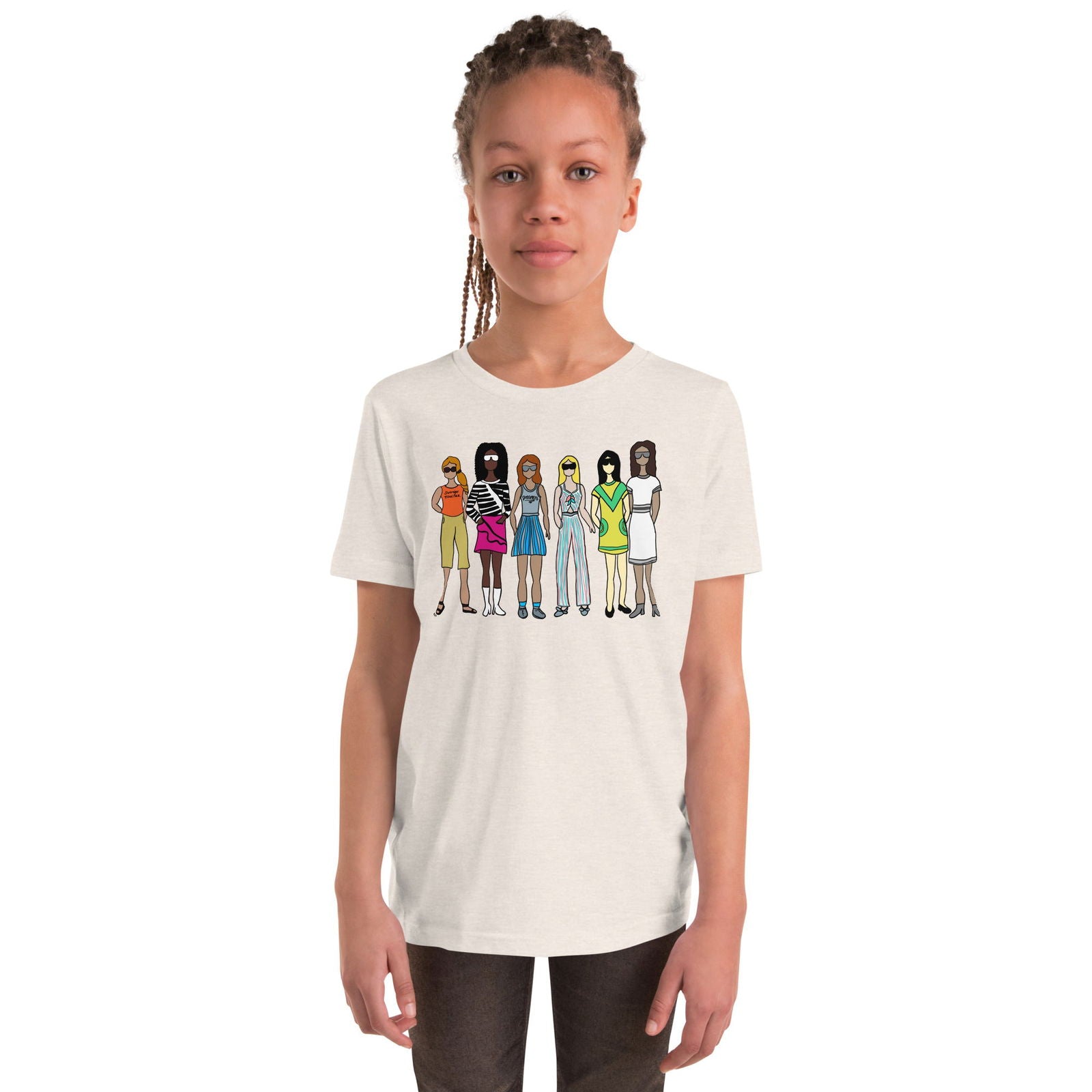 Stronger Together - A Woman Empowerment Relaxed Short Sleeve T-Shirt - Youth Version - Purposeful Dreamer 