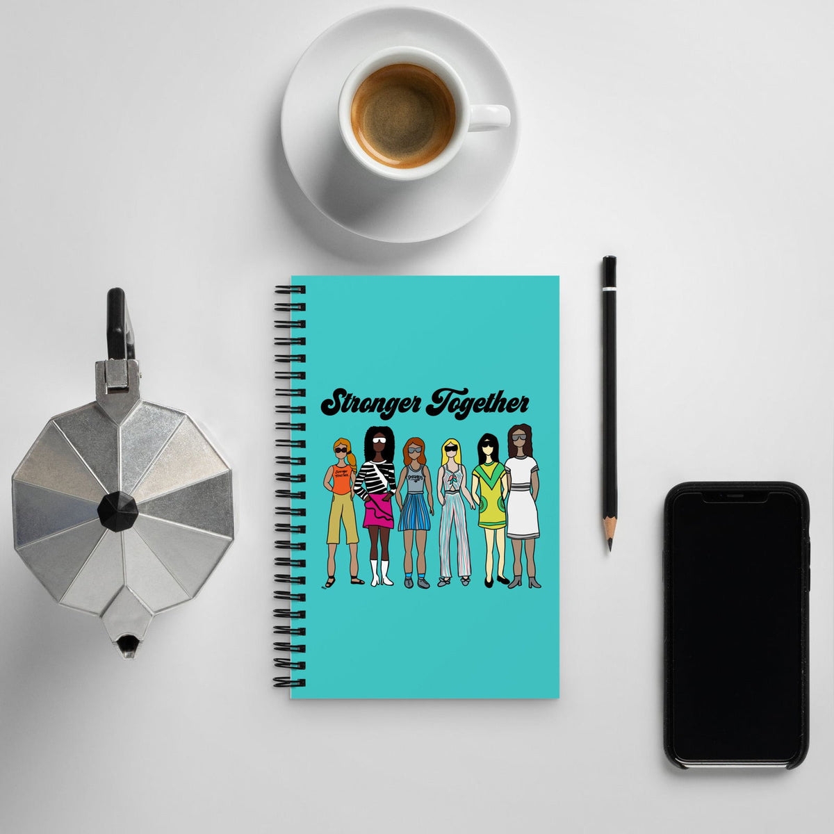 Stronger Together Spiral Notebook - Purposeful Dreamer 