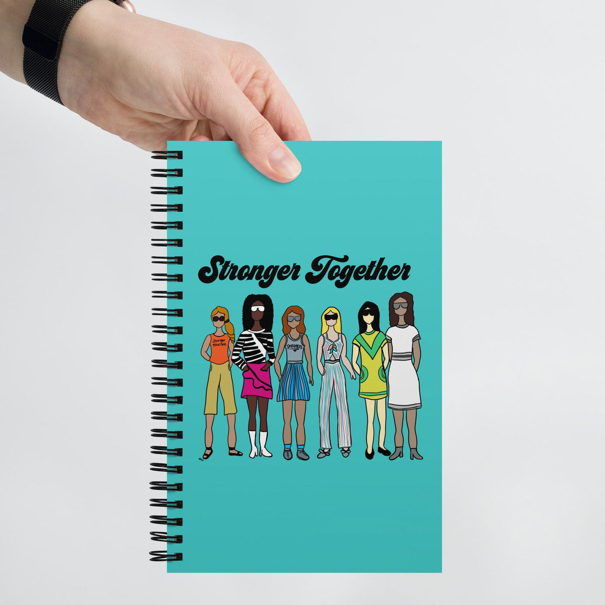Stronger Together Spiral Notebook - Purposeful Dreamer 