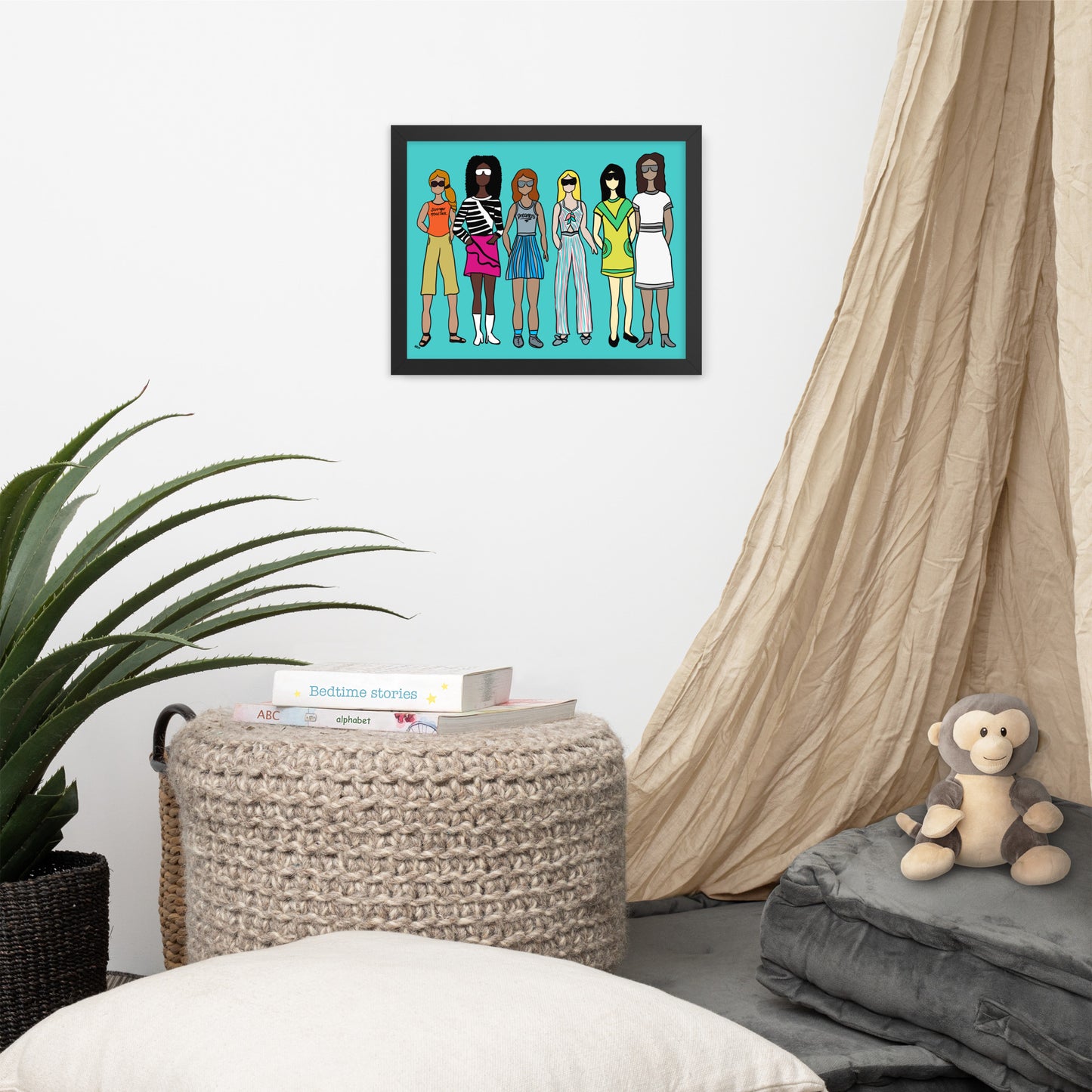 Stronger Together – Women's Empowerment Framed Wall Art Print