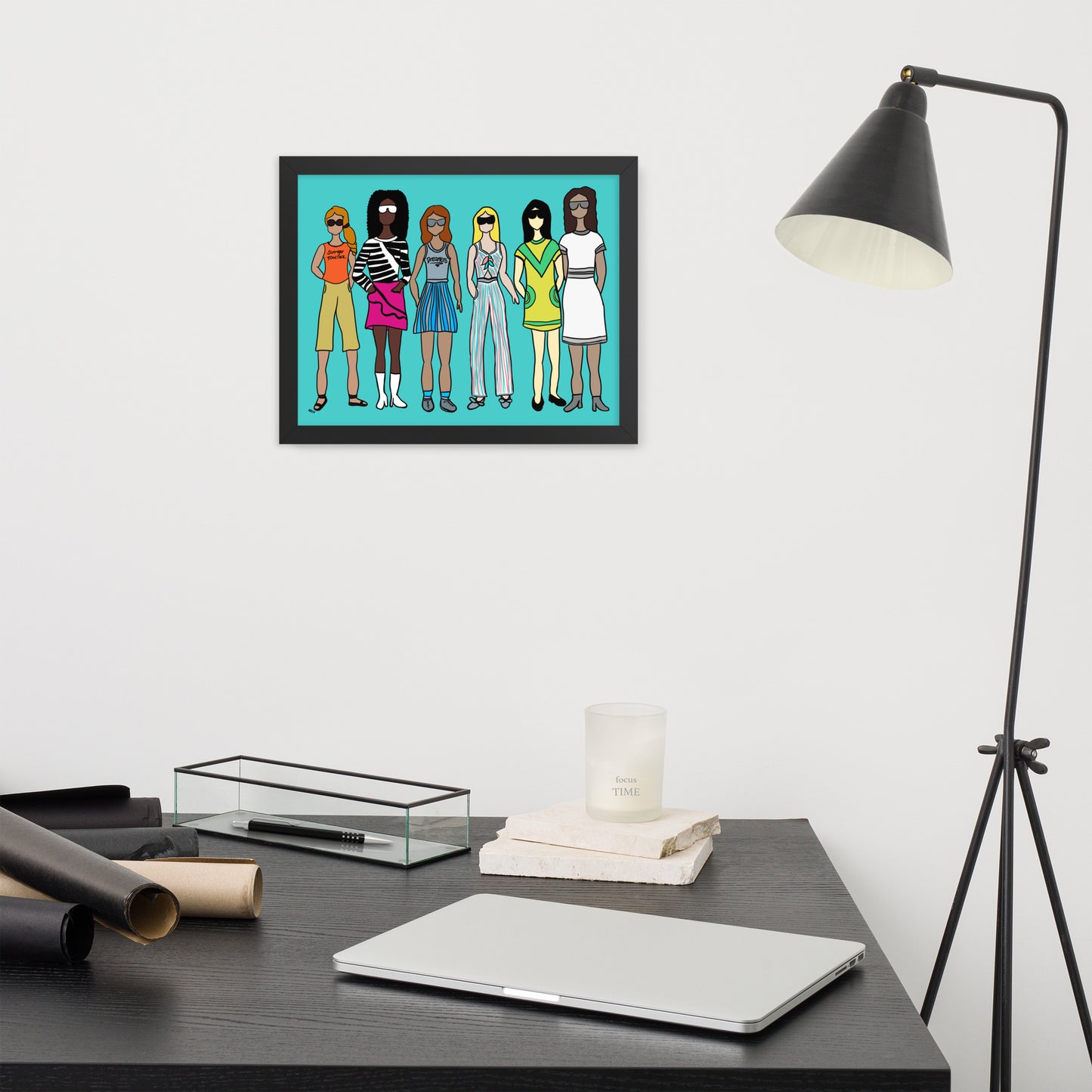 Stronger Together – Women's Empowerment Framed Wall Art Print
