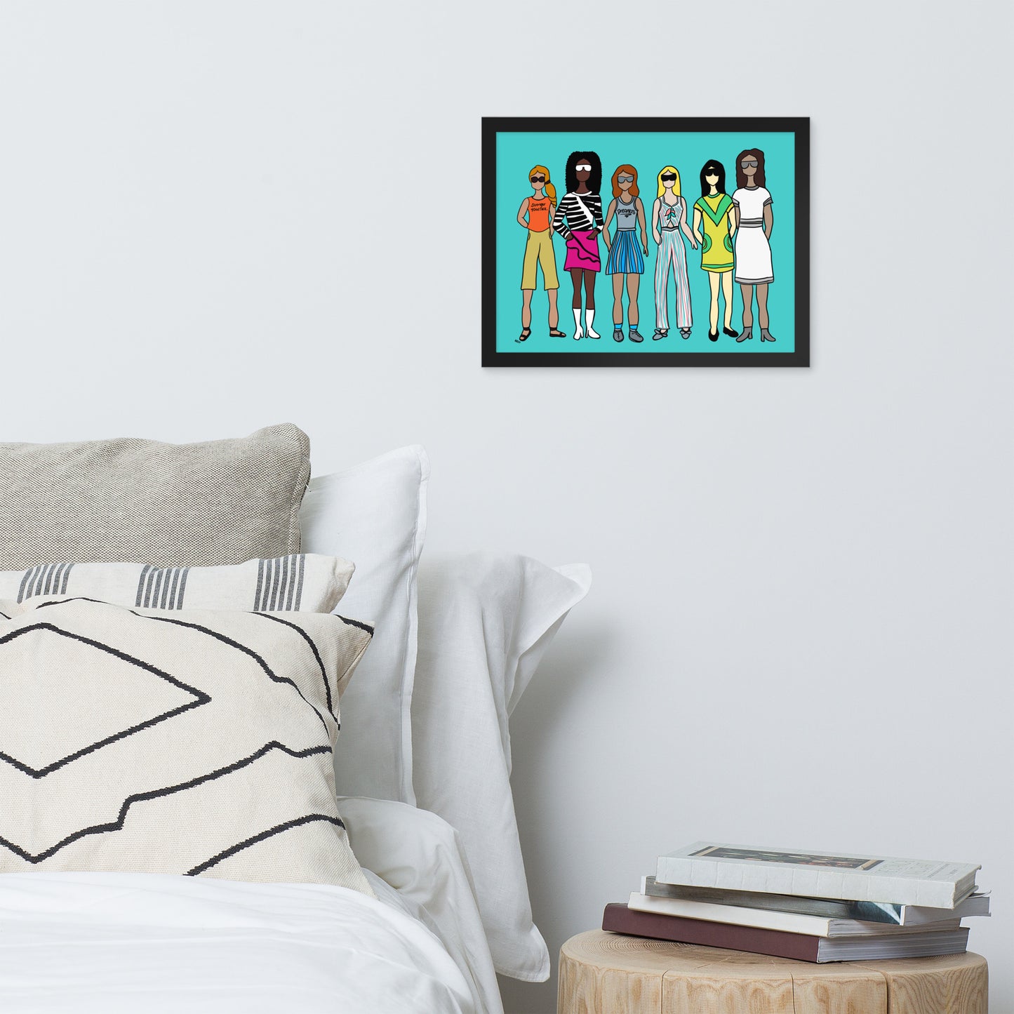 Stronger Together – Women's Empowerment Framed Wall Art Print