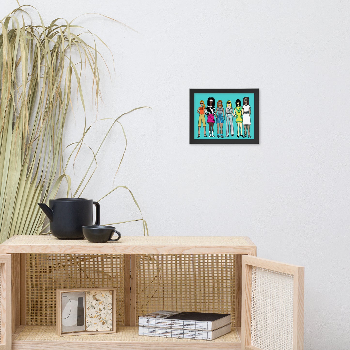 Stronger Together – Women's Empowerment Framed Wall Art Print