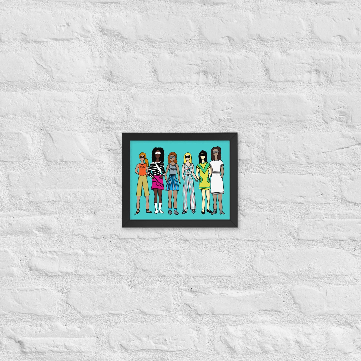 Stronger Together – Women's Empowerment Framed Wall Art Print