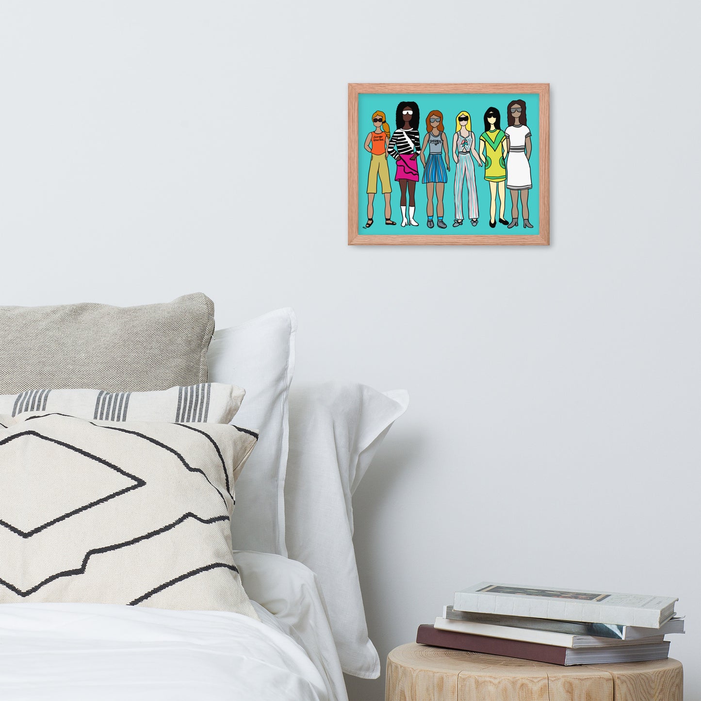 Stronger Together – Women's Empowerment Framed Wall Art Print