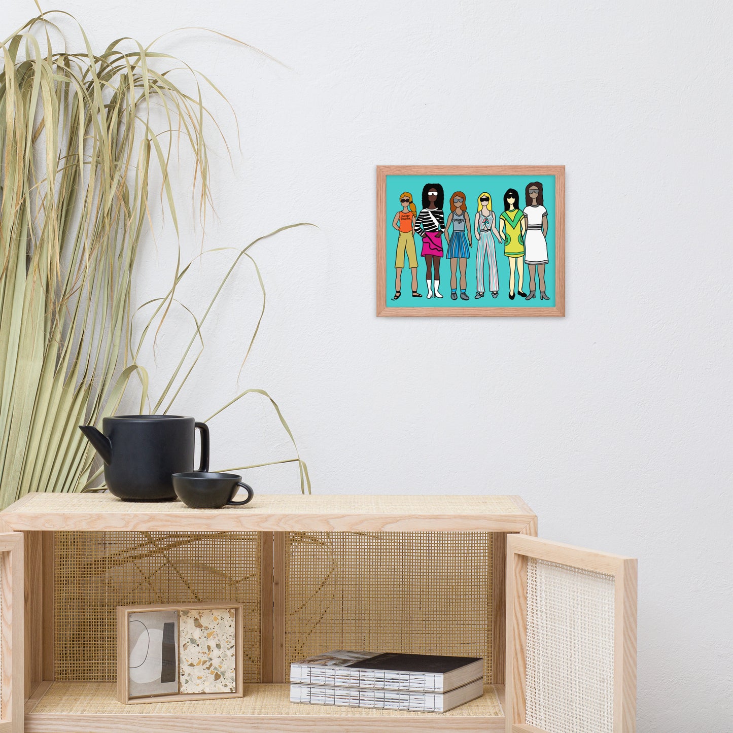 Stronger Together – Women's Empowerment Framed Wall Art Print
