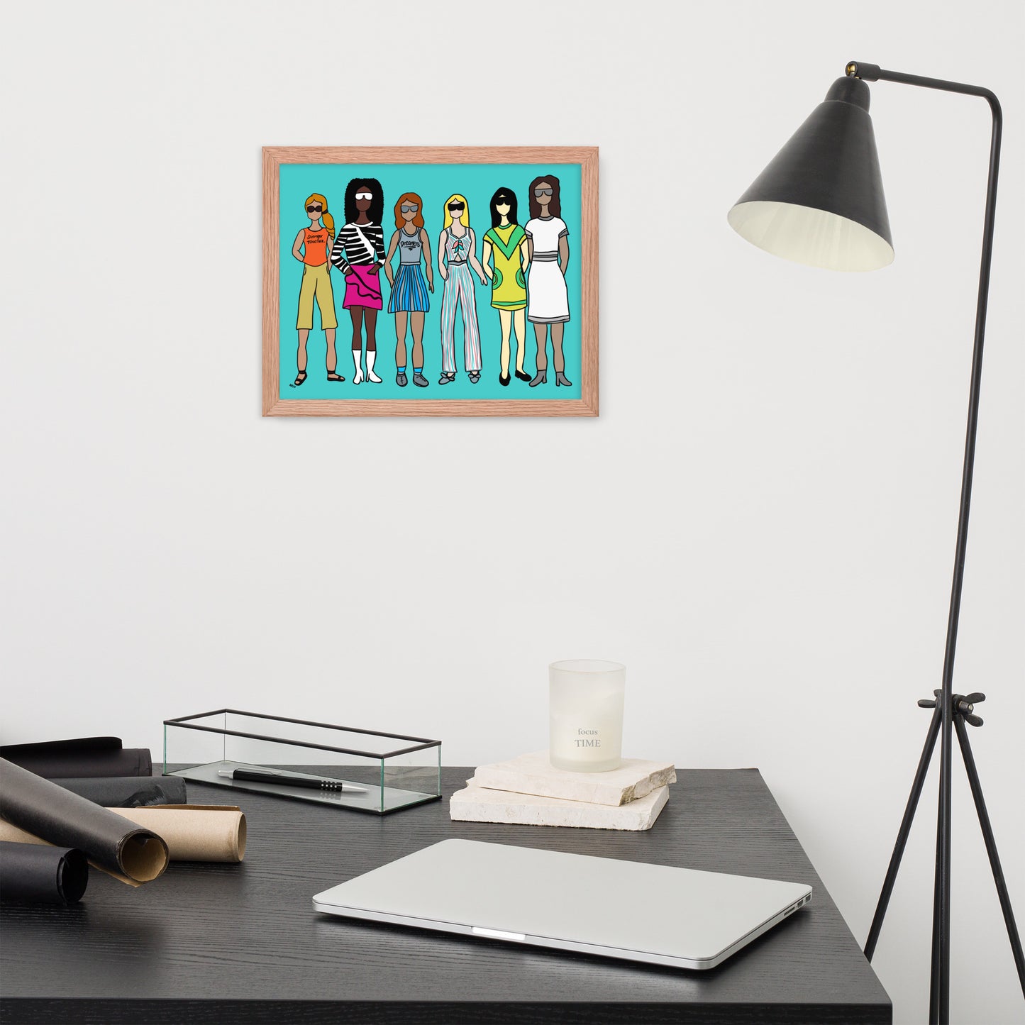 Stronger Together – Women's Empowerment Framed Wall Art Print
