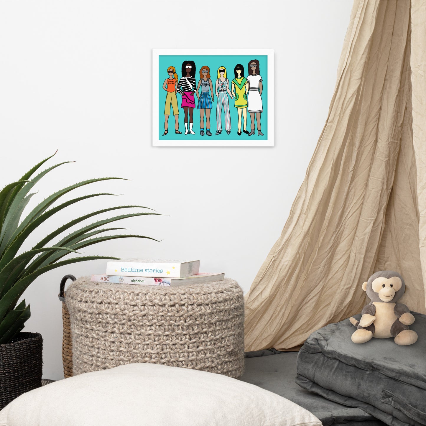 Stronger Together – Women's Empowerment Framed Wall Art Print